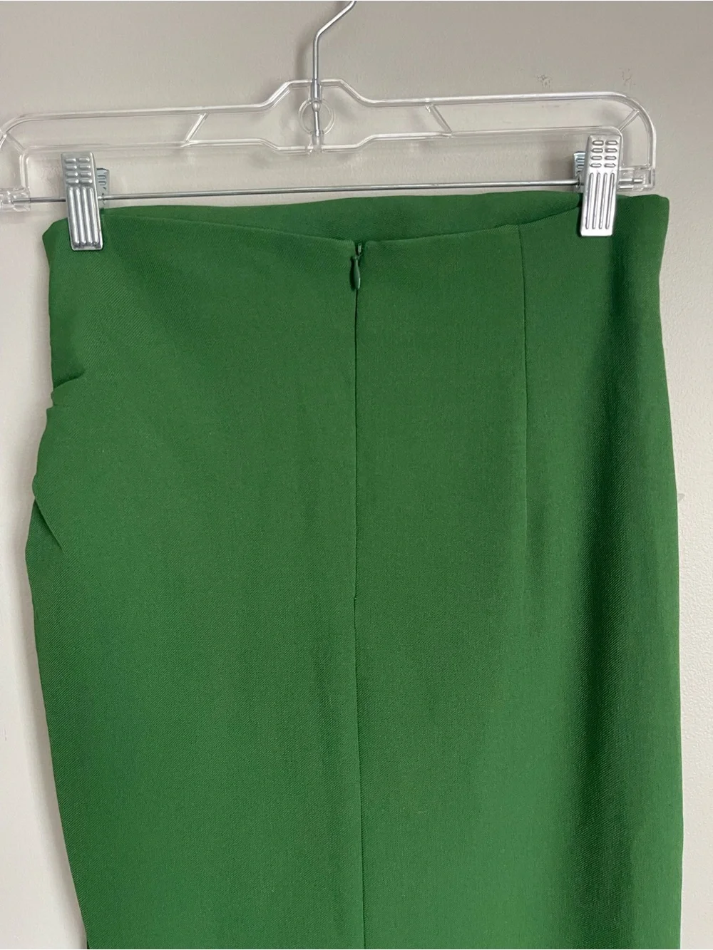 ZARA Forest Green Draped Two-Piece Co-Ord Midi Skirt Set Sz S